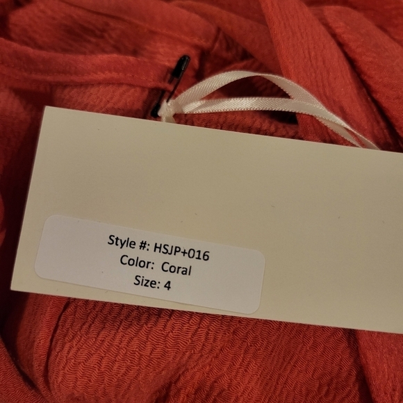 NWT Thakoon Coral Pink Satin Romper - Picture 5 of 8